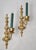 1970s Solid Cast Bronze Candle Sconces, Non Electrified Wall Lights - Pair For Sale In Miami - Image 6 of 12