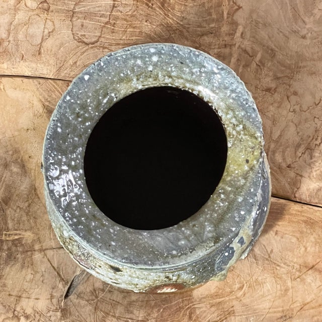 1990s Jeff Shapiro Organic Modern Vase For Sale - Image 9 of 11