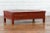 Qing Dynasty Red Lacquer Horse Hoof Feet 2-Drawer Low Kang Coffee Table For Sale In New York - Image 6 of 13