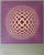 Vasarely Op Art Screenprint Entitled Vega-Tuz Framed in Chrome For Sale - Image 10 of 15
