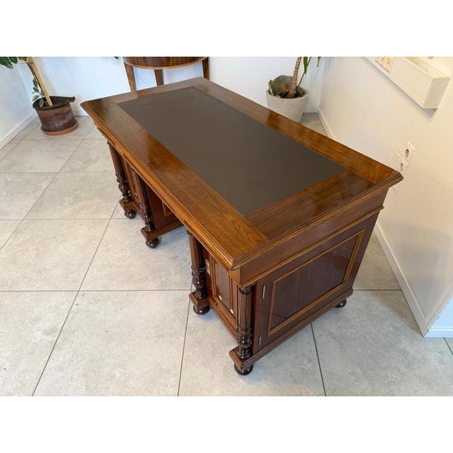 Column Desk in Oak For Sale - Image 12 of 18