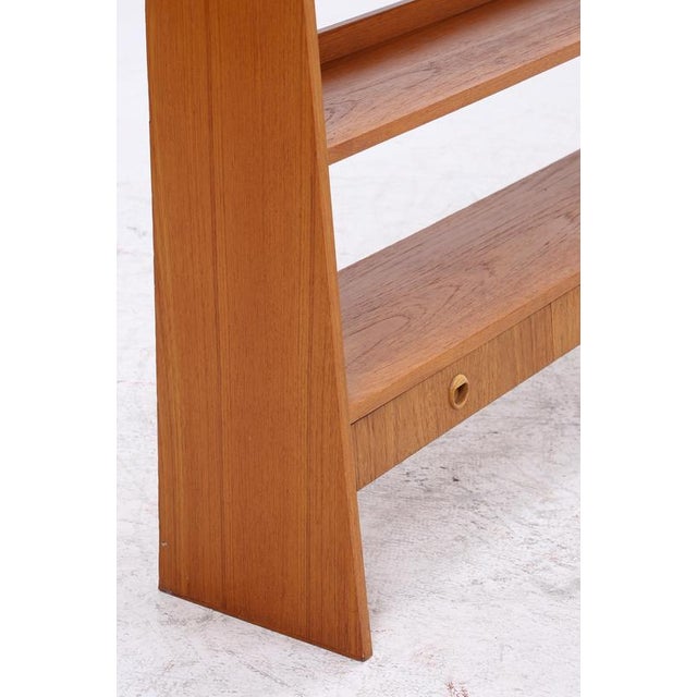 Mid-Century Danish Teak Bookcase, 1960s For Sale - Image 12 of 15