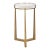 Modern Gold Accent Table For Sale