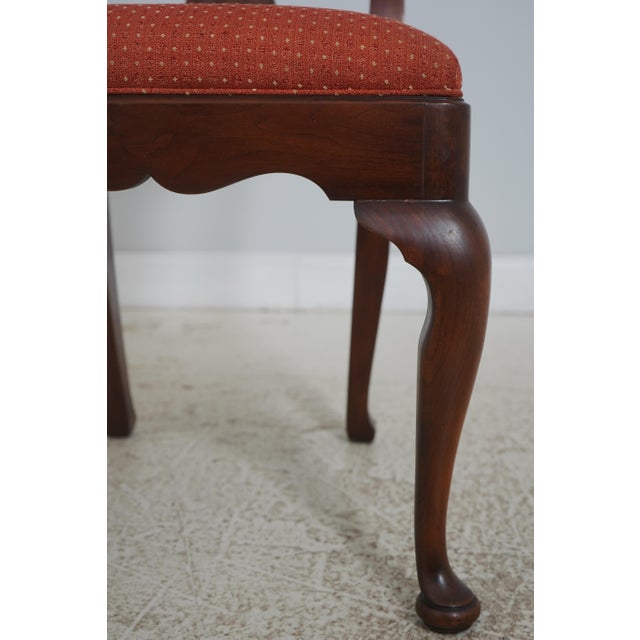 Set of Four Statton Cherry Queen and Dining Room Chairs For Sale - Image 11 of 18