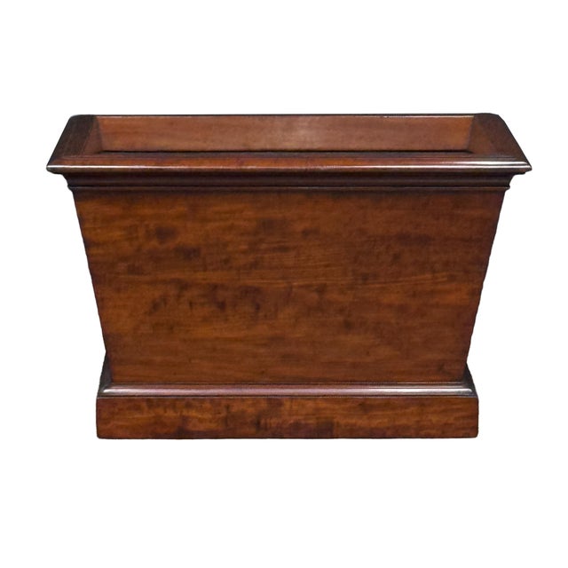 English English Wine Cellarette or Wine Cooler of Mahogany in the Regency Style For Sale - Image 3 of 9