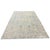 Antique Rare Tabriz Rug 7x10 | Faded Ivory With Delicate Blue Floral Motifs For Sale - Image 4 of 4