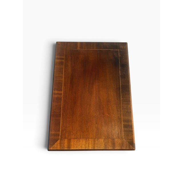 Brown Vintage Councill Craftsmen Queen Anne Mahogany Banded Side Tables – Pair For Sale - Image 8 of 17
