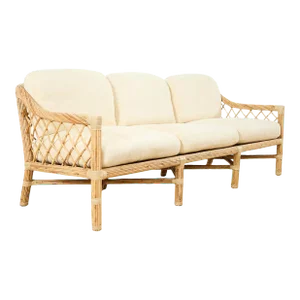McGuire Organic Modern Rattan Sofa