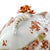 Herend Chinese Bouquet Rust Gravy Boat With Attached Plate & Lid and Rose Finial For Sale - Image 12 of 14