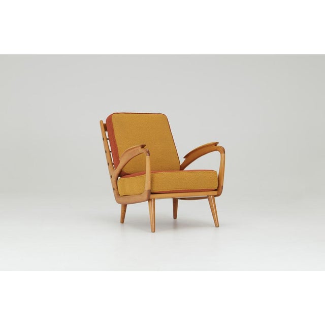 1950s Armchairs by B. Spuijs for De Ster Gelderland, 1950s, Set of 2 For Sale - Image 5 of 18