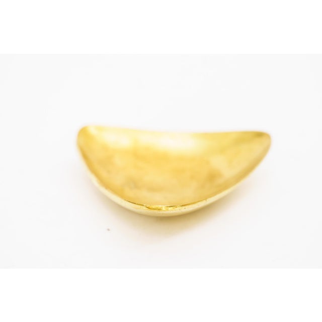 Gold Small Ashtray by Auböck for Werkstätte Carl Auböck, Vienna, 1950s For Sale - Image 8 of 8