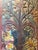 1920s Vintage Hand-Carved Tree of Dreams Wood Barn Door Wall Panel With Peacock & Sunflower 84x36 For Sale - Image 5 of 7