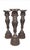 Late 20th Century Ornate Maitland-Smith Hand-Carved Candle Holders ~ Set of 3 For Sale - Image 10 of 10