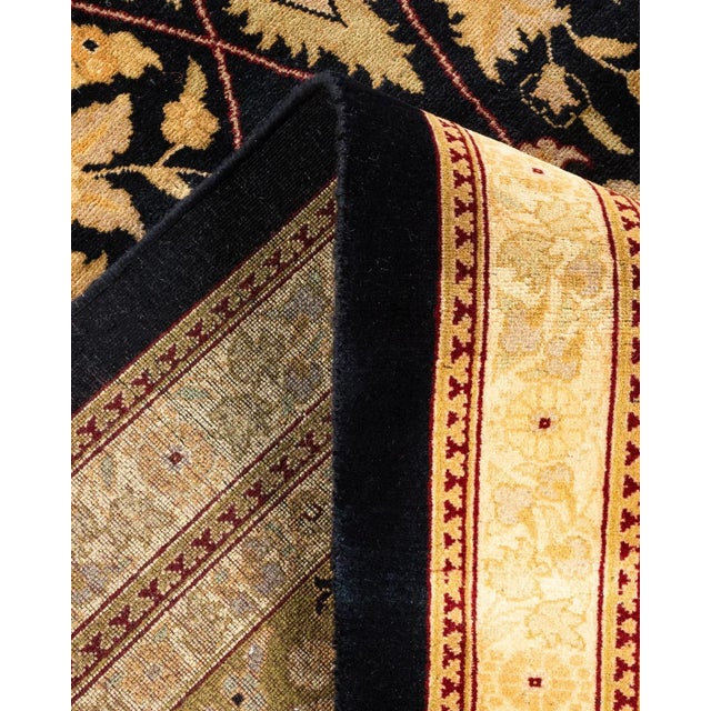 Mogul, One-of-a-Kind Hand-Knotted Area Rug - Black, 12' 3" x 18' 7" For Sale In New York - Image 6 of 8