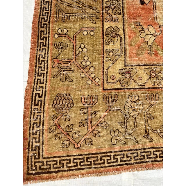 Abstract 19th-Century Khotan Samarkand For Sale - Image 3 of 5