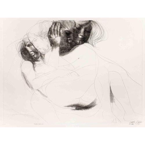 Etching on paper. Hand-signed and numbered by artist in pencil. Artist Proof, aside from an edition of 90. Ref. Catalog...