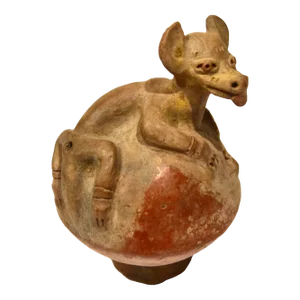 Pre Columbian Terracotta Animal Whistle