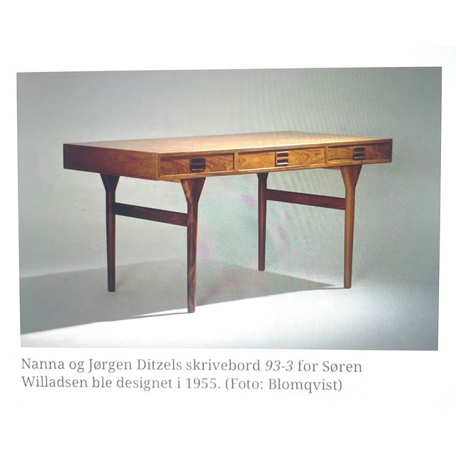Nanna Ditzel Teak Writing Desk for Søren Willadsen For Sale - Image 12 of 12