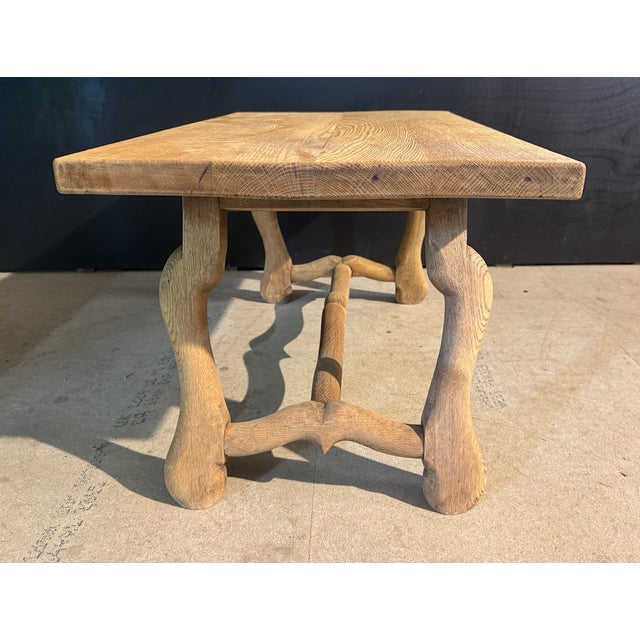 French Oak Coffee Table, 1920s For Sale - Image 6 of 11