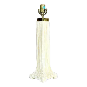 Vintage Boho Washed Pencil Reed Lamp