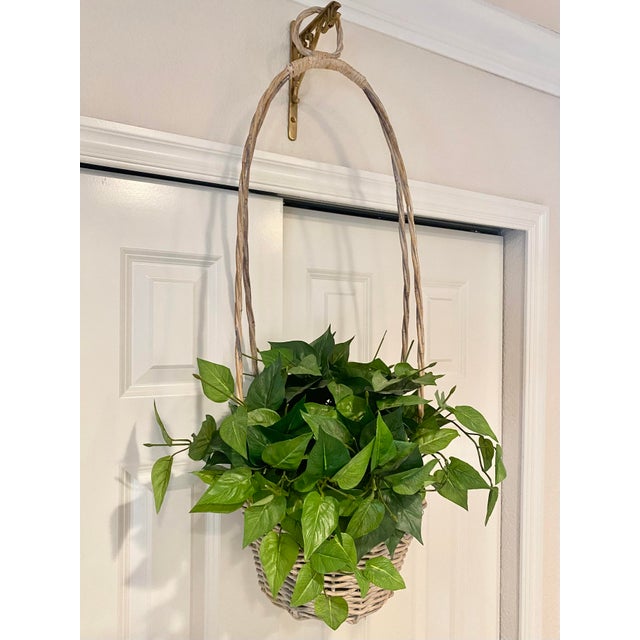 Vintage Unique Hanging Basket For Sale - Image 11 of 11