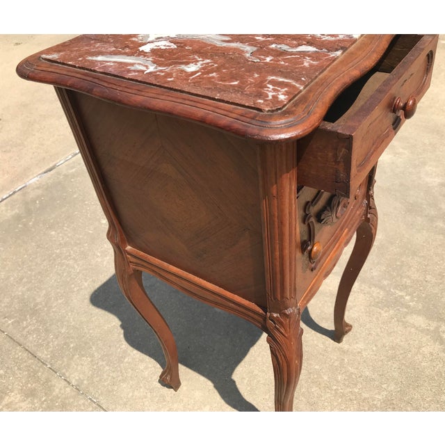 Antique French Marble Top Night Stand Chairish