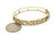 Contemporary Late 20th Century Diamond Fancy 14k Yellow Gold Open Design Bracelet For Sale - Image 3 of 3