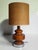 Vintage Table Lamp in Glazed Ceramic and Chromed Metal, 1970s For Sale - Image 3 of 9