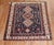 English Antique Zabihi Collection Geometric Persian Shiraz Rug - 4'9" x 5'5" For Sale - Image 3 of 7