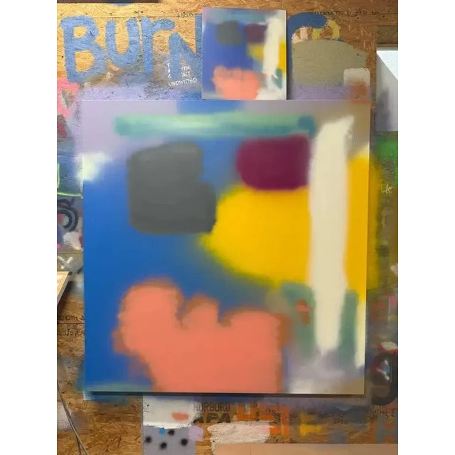 William Finlayson Jr. Acrylic Painting on wood Panel Titled “tbd" 56.75 x 58.75 2025 For Sale - Image 9 of 9