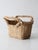 Vintage Woven Basket With Handles For Sale - Image 12 of 13