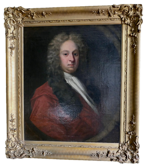 Portrait of William Woodhouse of Rearsby Hall, 1700s, Oil on Canvas, Framed