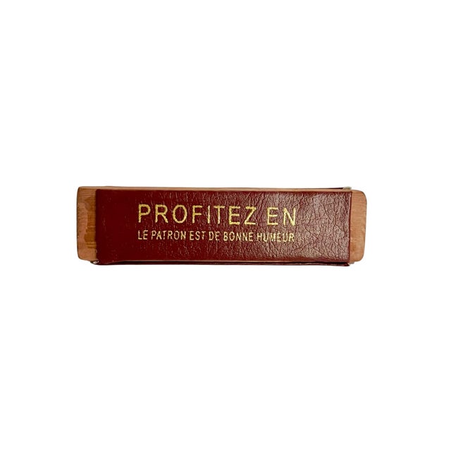 Pair Mid 20th Century French Humorous Desk Plaques For Sale - Image 11 of 12