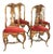 Scandinavian Rococo Birch Dining Side Chairs - Set of 4 For Sale