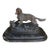 Antique French Bronze Dog Sculpture by Pierre Jules Mene For Sale