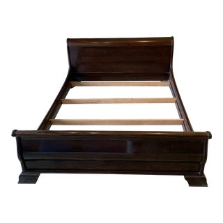Stickley Cherry Wood King Sleigh Bedframe For Sale