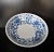 This shallow, scalloped edge Chinese Ming style porcelain dish is painted with a composite flower scroll band and lotus-...