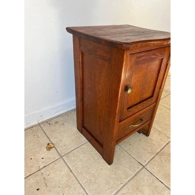 Antique Victorian Style Tiger Oak Single Drawer Office Chairish
