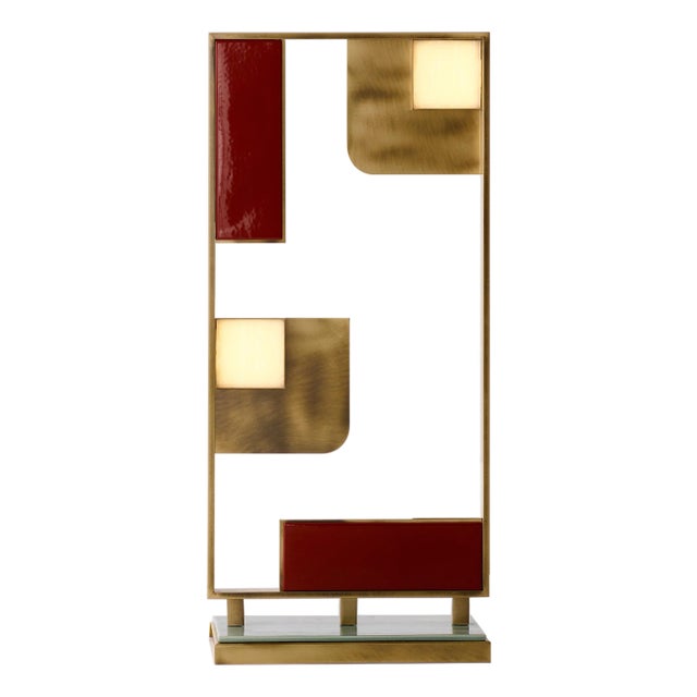 Tall Sunset Table Lamp by Marioni For Sale