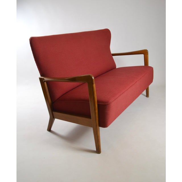 1940s Danish Sofa and Lounge Chair by Søren Hansen for Fritz Hansen, 1940s, Set of 2 For Sale - Image 5 of 18