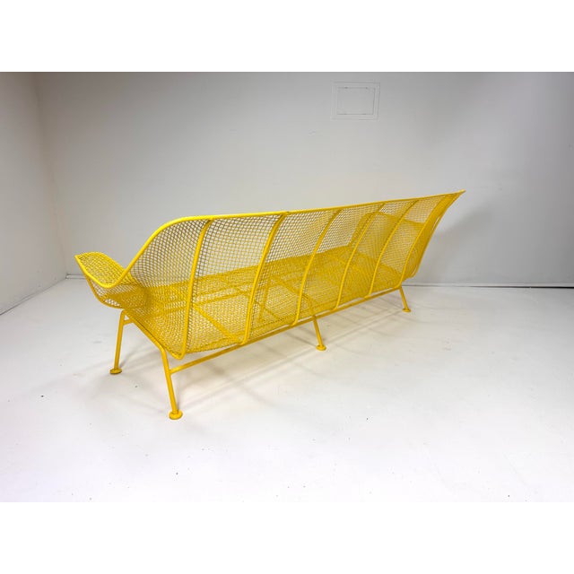 Mid-Century Modern 1950s Yellow "Sculptura" Collection Sofa by Russell Woodard For Sale - Image 3 of 9