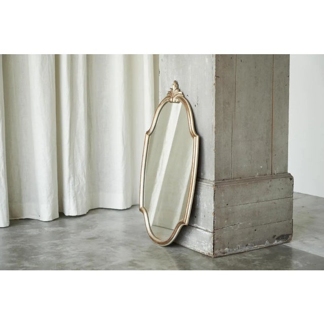 Mid-Century Neoclassical Wall Mirror in Wood, 1940s For Sale - Image 6 of 11