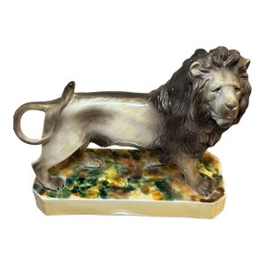 Late 20th Century Mottahedeh Porcelian Lion Figure, Italy