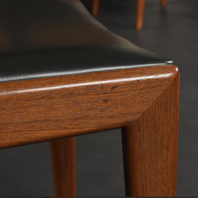 8 Karl Erik Ekselius for j.o. Carlsson Swedish Caned Teak Dining Chairs For Sale - Image 15 of 18