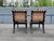Mid-Century Modern 1970s Pair of Slipper Chairs in the Style of t.h. Robsjohn-Gibbings, Leather, Black For Sale - Image 3 of 11