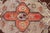 Vintage Latch Hook Design Turkish Oushak Rug in Chocolate Brown, Taupe, Gray and Burnt Orange For Sale - Image 10 of 13