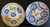 Antique Spanish Faience Plate Set, Hand Painted, Catalonia, Circa 1900 For Sale - Image 12 of 16