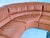 Large Italian Five-Piece Modular Corner Sofa Set in Cognac Leather, 1970s For Sale - Image 12 of 15