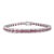 Art Deco Style Ruby and Diamond Wedding Tennis Bracelet For Sale