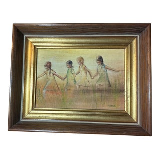 Late 19th Century Oil Painting by Wise. For Sale